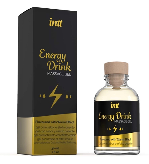 Hřejivý masážní gel Energy Drink