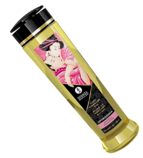 Masážní olej s vůní růže