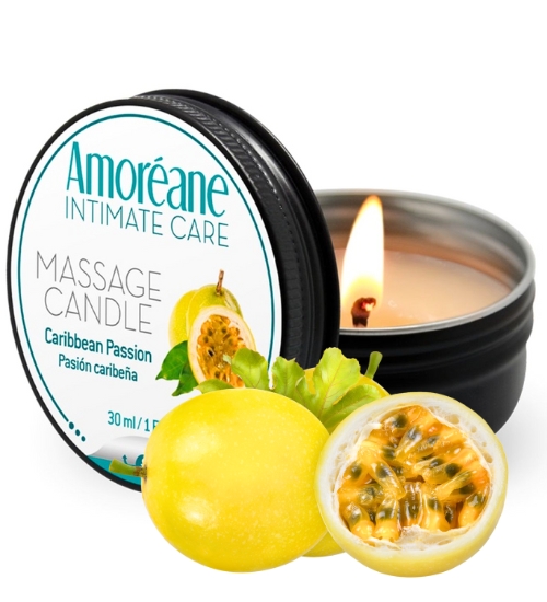 Masážní svíčka s vůní maracuji