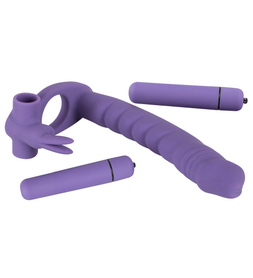 Anální porátor s vibracemi - 100% silikon