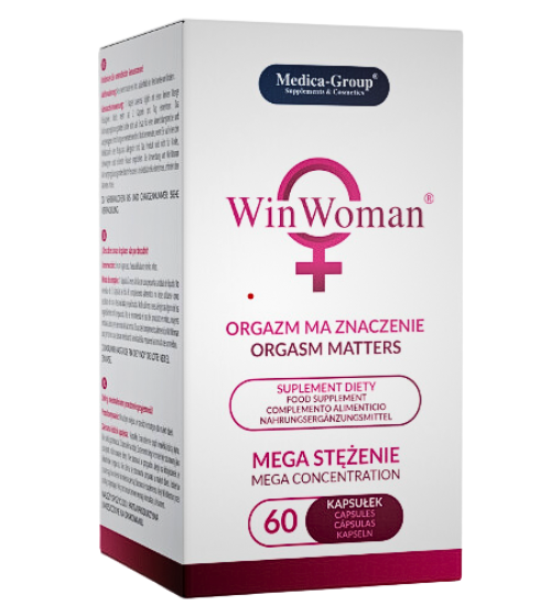 WinWoman 60 kapslí - tablety pro posílení ženského orgasmu