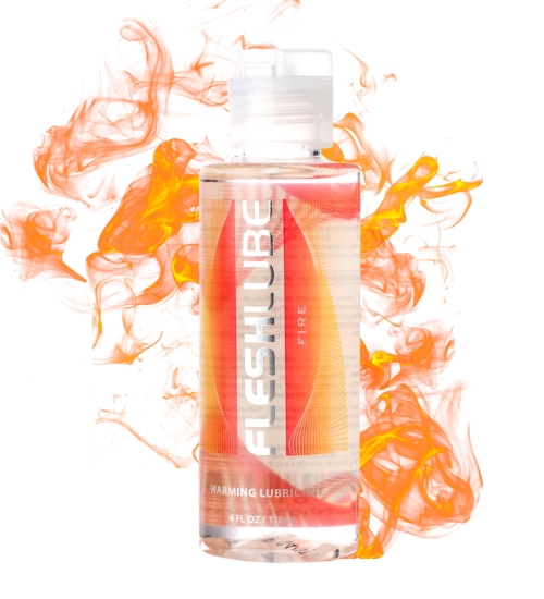 Hřejivý kluzný gel - Fleshlube Fire