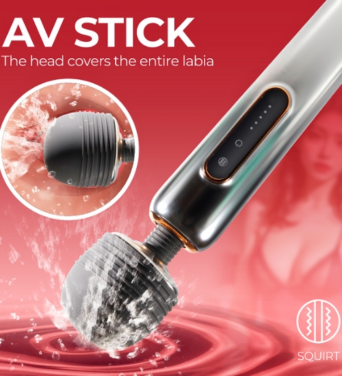 Lehká stříbrná masážní hůlka