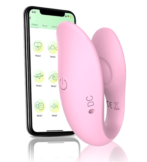 Vibrátor pro páry ovládaný aplikací