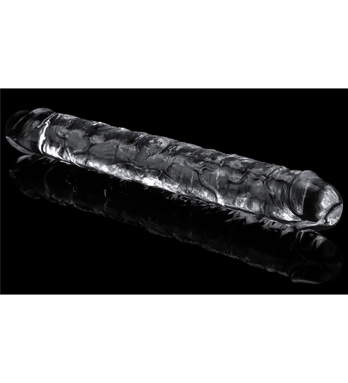 Průhledné dvojité dildo