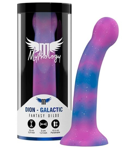 Galaktické silikonové dildo Mythology se třpytkami