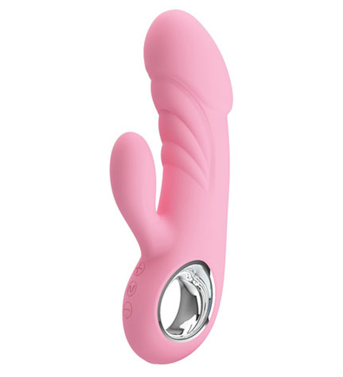 Tvarovaný vibrátor Pretty s rukojetí