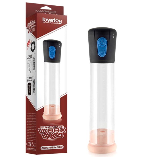 Automatická pumpa na penis s vagínou