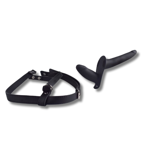 Černý dvojitý řemínek na