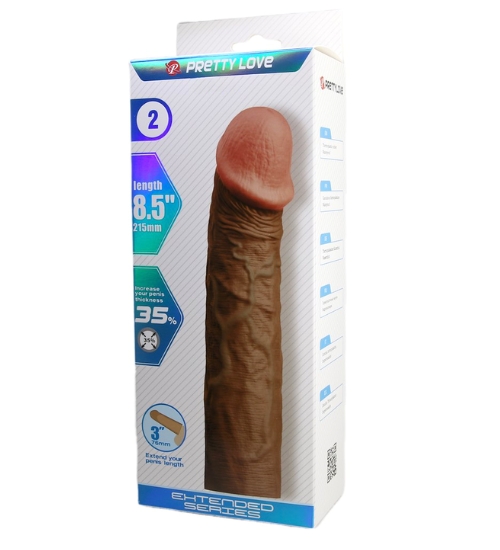 Nástavec na penis prodlužující o 7,6 cm