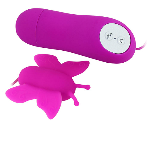 Vibrační motýl - 12 vibračních režimů