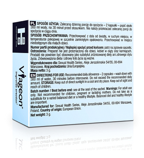 Silná erekce Viageon