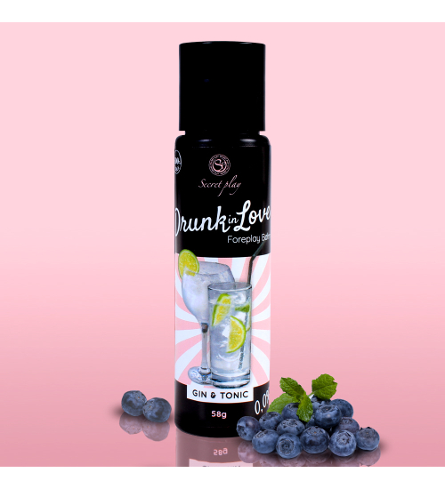 Gel s příchutí - gin & tonic