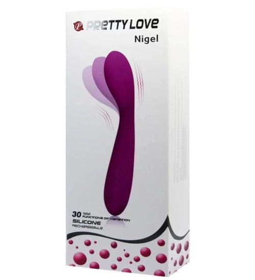 Fialový masážní přístroj na bod G