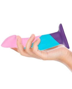 Tříbarevné pastelové dildo Mythology