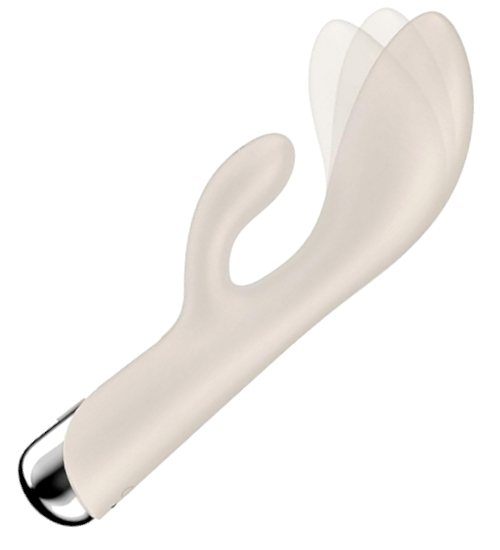 Silikonový vibrátor s rotací