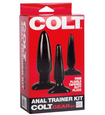 Tři gelové anální kolíky Colt