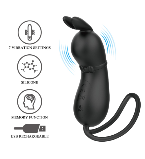 Vibrátor ve tvaru zajíčka