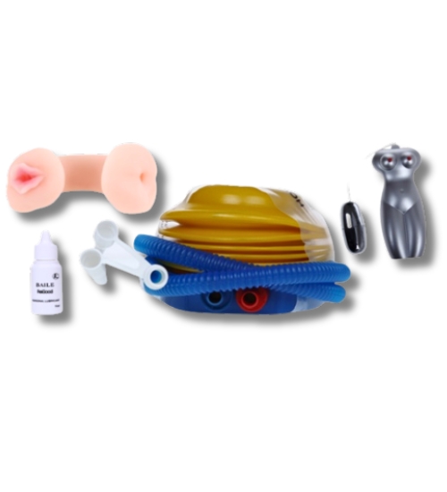 Realistická blonďatá sexuální panenka