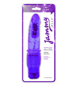 Happy Glitter gelový vibrátor