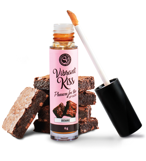  Lesk na rty Vibrant - zářivý hnědý lesk