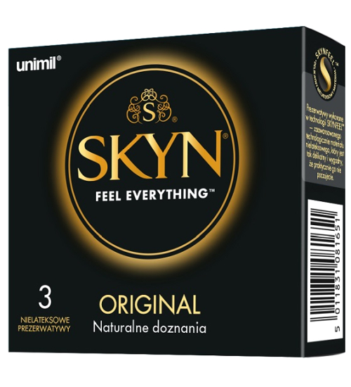 Unimil Skyn Original nelatexové kondomy
