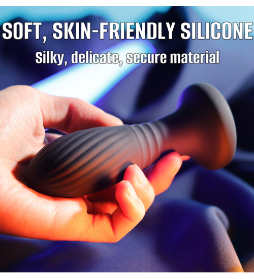 Anální zátka s postupujícími pohyby a osvětlením