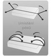 Sada pro svazování na postel