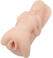 Vibrační masturbátor s miniaturou ženy