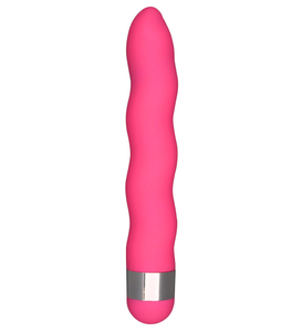 Růžový zvlněný vibrátor