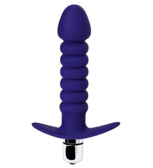 Fialový anální vibrátor