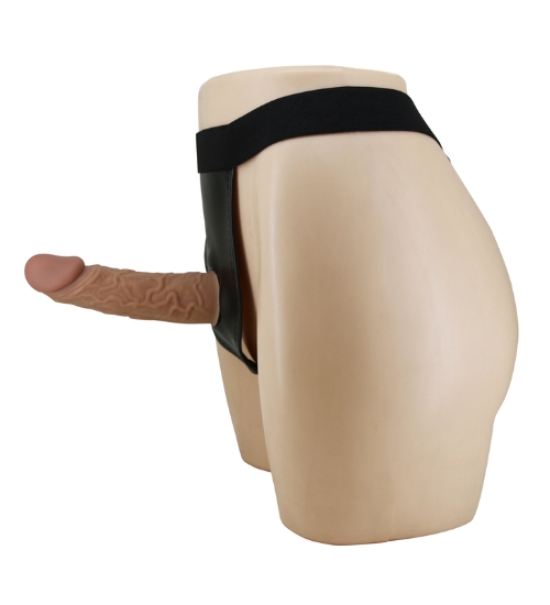 Silikonový strap-on s měkkou hlavičkou