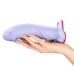 Fialové silikonové dildo Boss