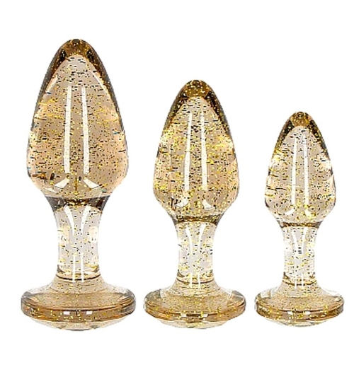 Sada akrylových třpytivých zátek