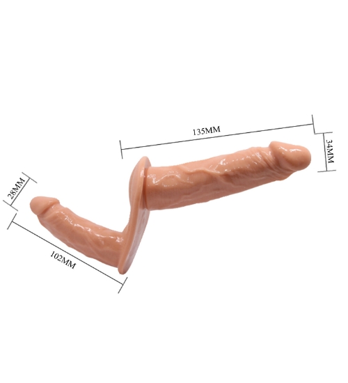 Strap-on se dvěma penisy pro ženy