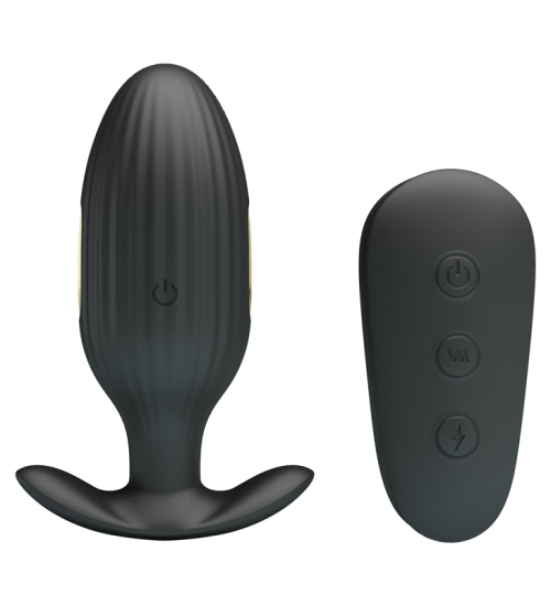 Pozlacená zástrčka s elektřinou a dálkovým ovládáním