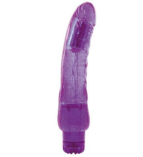 Lesklý tlustý želé vibrátor