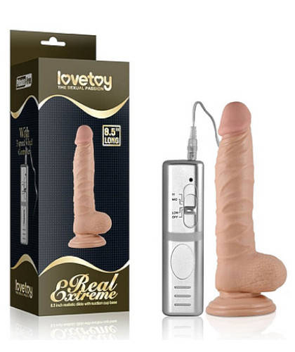 Dildo s přísavkou a vibracemi