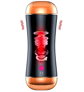 Oboustranný masturbátor - 7 vibračních funkcí