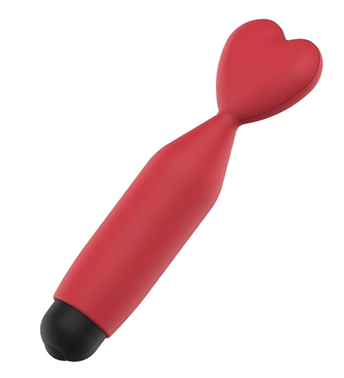 Mini masážní přístroj na klitoris - vibrační srdce