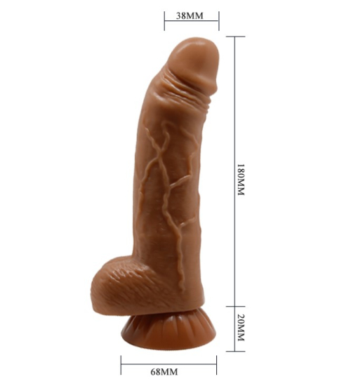 Realistické dildo s pohyblivou kůží