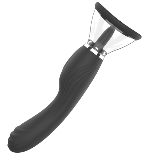 Vibrátor s funkcí jazyka a sání