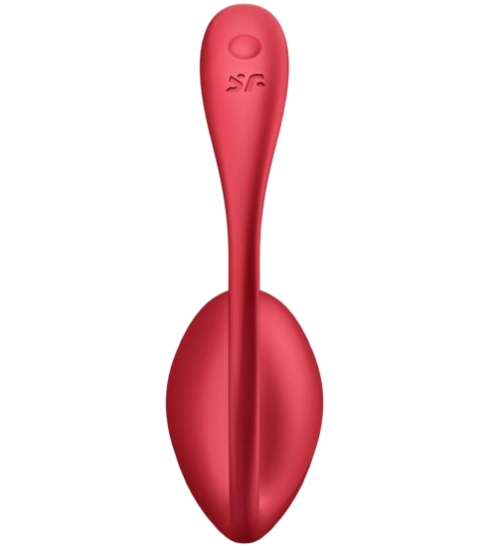 Vibrační červené vajíčko Satisfyer – ovladač + aplikace