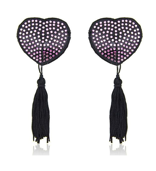 Růžové srdcové bradavky 