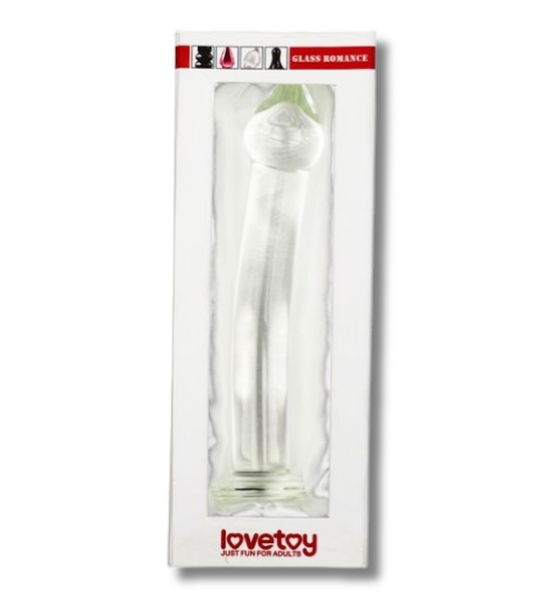 Lovetoy - průhledné dildo