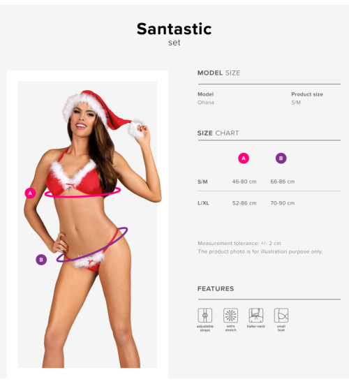 santastic 3dílná vánoční sada