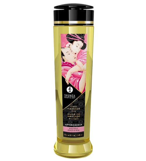 Masážní olej s vůní růže