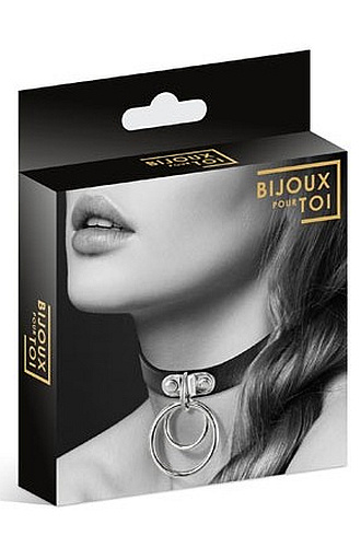 Dámský obojek s kroužky Bijoux