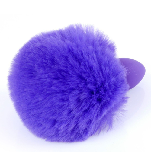 Fialový korek s bambulí