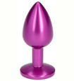 Fialový anální kolík s diamantem